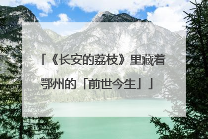 《长安的荔枝》里藏着鄂州的「前世今生」