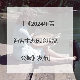 《2024年青海省生态环境状况公报》发布