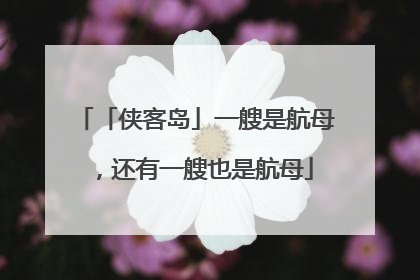 「侠客岛」一艘是航母，还有一艘也是航母