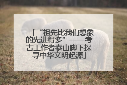 “祖先比我们想象的先进得多”——考古工作者泰山脚下探寻中华文明起源