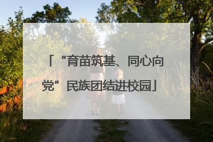 “育苗筑基、同心向党”民族团结进校园