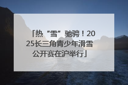 热“雪”驰骋！2025长三角青少年滑雪公开赛在沪举行