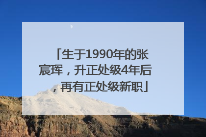 生于1990年的张宸珲，升正处级4年后，再有正处级新职