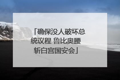 确保没人破坏总统议程 鲁比奥腰斩白宫国安会