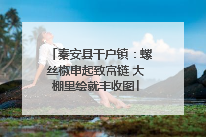 秦安县千户镇：螺丝椒串起致富链 大棚里绘就丰收图