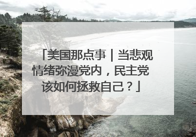 美国那点事｜当悲观情绪弥漫党内，民主党该如何拯救自己？