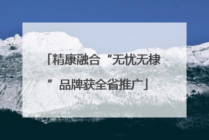 精康融合“无忧无棣”品牌获全省推广