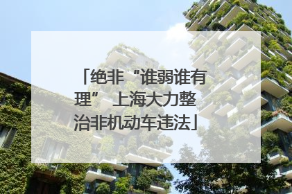 绝非“谁弱谁有理” 上海大力整治非机动车违法