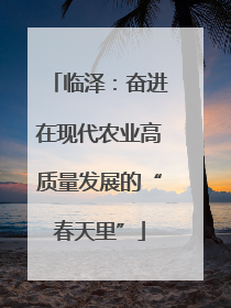 临泽：奋进在现代农业高质量发展的“春天里”