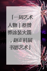 一周艺术人物｜蔡赟骅涂装火箭，赵正科展书影艺术