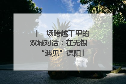 一场跨越千里的双城对话：在无锡“遇见”德阳