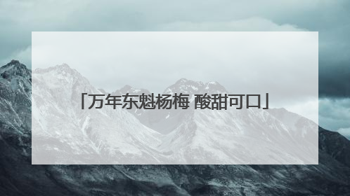 万年东魁杨梅 酸甜可口
