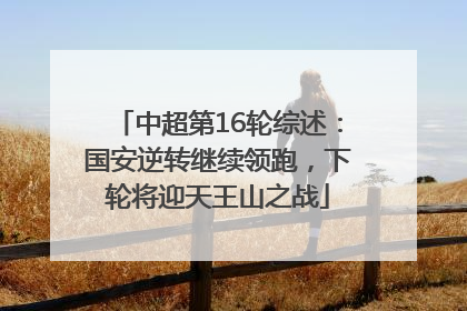中超第16轮综述：国安逆转继续领跑，下轮将迎天王山之战