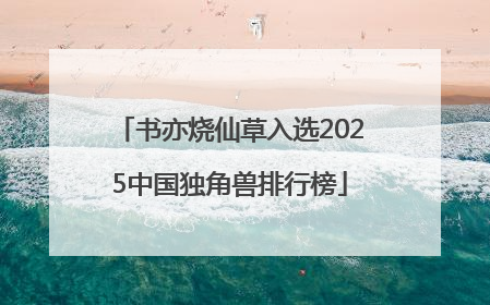 书亦烧仙草入选2025中国独角兽排行榜