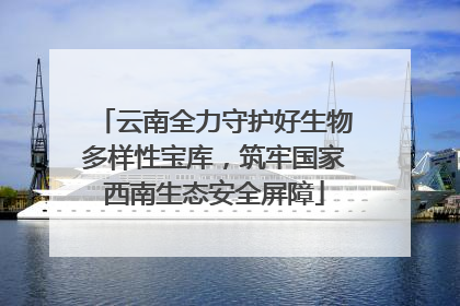 云南全力守护好生物多样性宝库，筑牢国家西南生态安全屏障