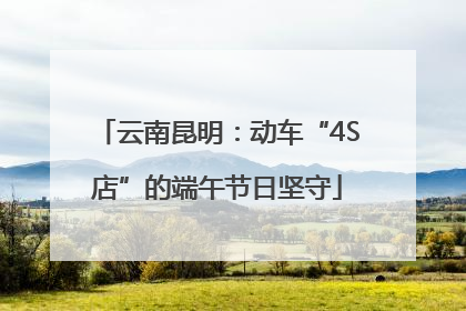 云南昆明：动车“4S店”的端午节日坚守