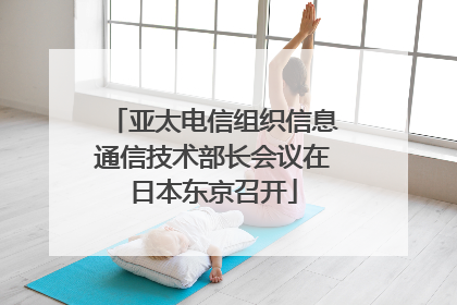 亚太电信组织信息通信技术部长会议在日本东京召开