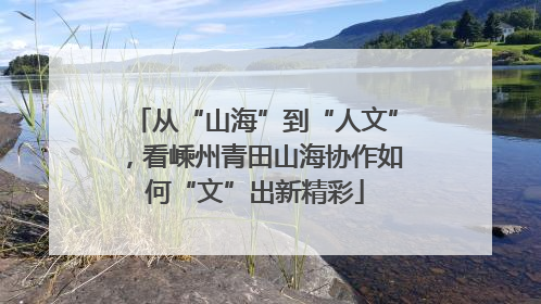 从“山海”到“人文”，看嵊州青田山海协作如何“文”出新精彩