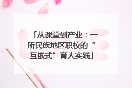从课堂到产业：一所民族地区职校的“互嵌式”育人实践