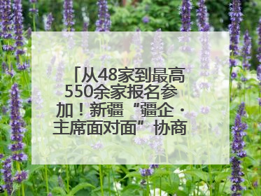 从48家到最高550余家报名参加！新疆“疆企・主席面对面”协商座谈会为何如此受欢迎？