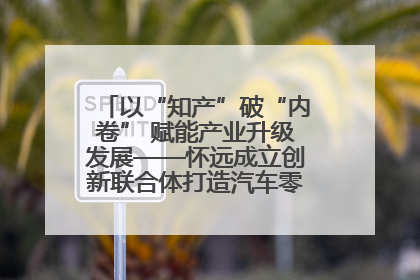 以“知产”破“内卷” 赋能产业升级发展——怀远成立创新联合体打造汽车零部件产业新高地