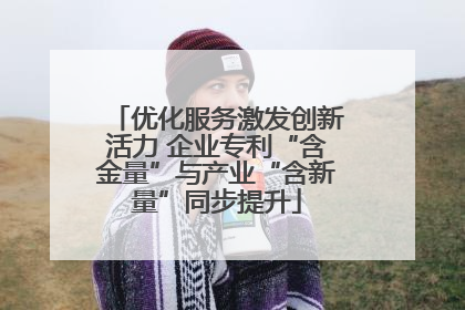 优化服务激发创新活力 企业专利“含金量”与产业“含新量”同步提升