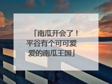 南瓜开会了！平谷有个可可爱爱的南瓜王国