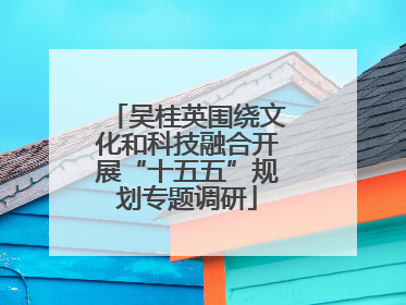 吴桂英围绕文化和科技融合开展“十五五”规划专题调研