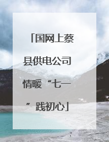 国网上蔡县供电公司情暖“七一”践初心