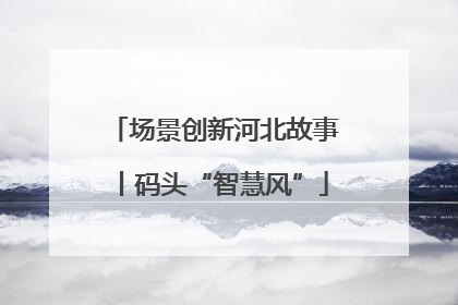 场景创新河北故事丨码头“智慧风”