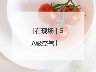 在现场｜5A级空气
