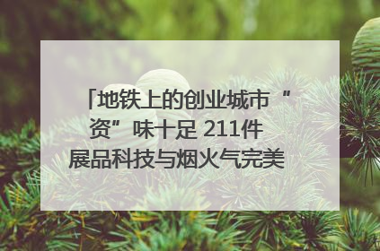 地铁上的创业城市“资”味十足 211件展品科技与烟火气完美融合｜西博视界