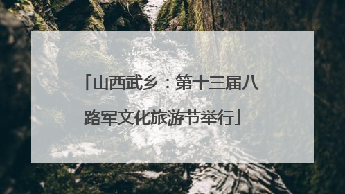 山西武乡：第十三届八路军文化旅游节举行