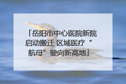 岳阳市中心医院新院启动搬迁 区域医疗“航母”驶向新高地