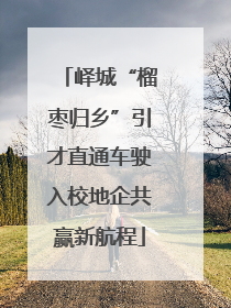 峄城“榴枣归乡”引才直通车驶入校地企共赢新航程