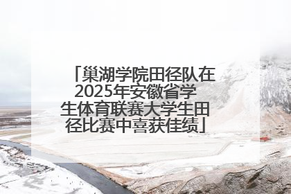 巢湖学院田径队在2025年安徽省学生体育联赛大学生田径比赛中喜获佳绩