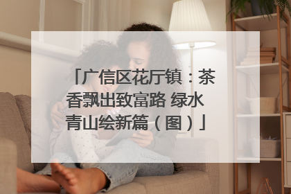广信区花厅镇：茶香飘出致富路 绿水青山绘新篇（图）