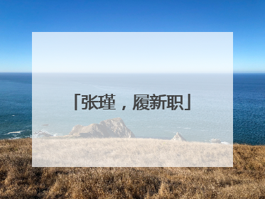 张瑾，履新职