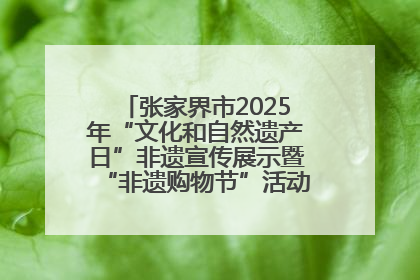张家界市2025年“文化和自然遗产日”非遗宣传展示暨“非遗购物节”活动在慈利县盛大启幕