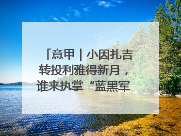 意甲｜小因扎吉转投利雅得新月，谁来执掌“蓝黑军团”帅印？
