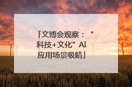 文博会观察：“科技+文化”AI应用场景吸睛