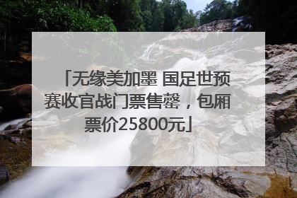 无缘美加墨 国足世预赛收官战门票售罄，包厢票价25800元