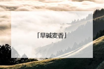旱碱麦香