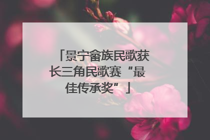 景宁畲族民歌获长三角民歌赛“最佳传承奖”