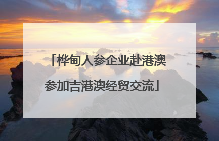 桦甸人参企业赴港澳参加吉港澳经贸交流
