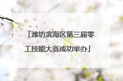 潍坊滨海区第三届零工技能大赛成功举办