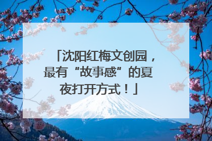 沈阳红梅文创园，最有“故事感”的夏夜打开方式！
