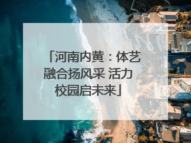 河南内黄：体艺融合扬风采 活力校园启未来