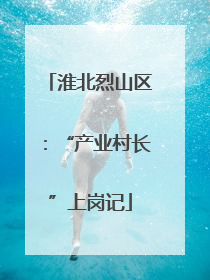 淮北烈山区：“产业村长”上岗记