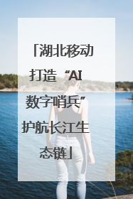 湖北移动打造“AI数字哨兵”护航长江生态链